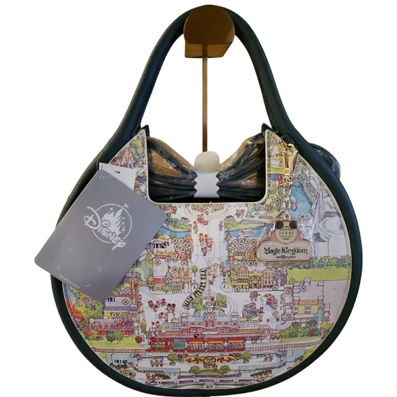 Disney Handbags - NWT! Disney Enchanted Map Crossbody Satchel